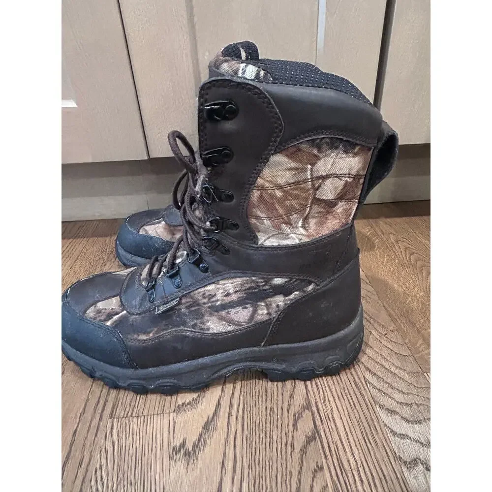 Irish Setter Gunflint Hunting Boots Sz10 Insulated 600g Camo Red Wing Waterproof